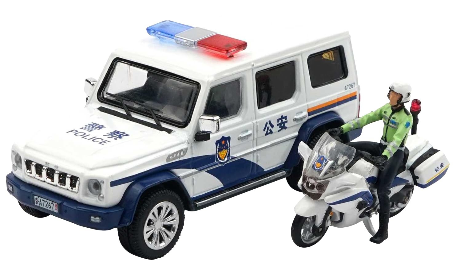 XCARTOYS BAIC BJ180 Набор полиции общественной безопасности Китая Готовое изделие 1/64 (Пекинский Автомобильный) Народный мотоцикл/Защита T8-06
XCARTOYS BAIC BJ180 Набор полиции общественной безопасности Китая Готовое изделие 1/64 (Пекинский Автомобильный) Народный мотоцикл/Защита T8-06