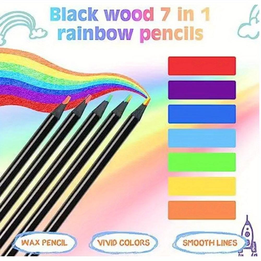 10pcs 7-color Rainbow Pencil for DIY Hand-painted Gradient Art, Multi-color Painting with Magic Brush 10pcs
10pcs 7-color Rainbow Pencil for DIY Hand-painted Gradient Art, Multi-color Painting with Magic Brush 10pcs