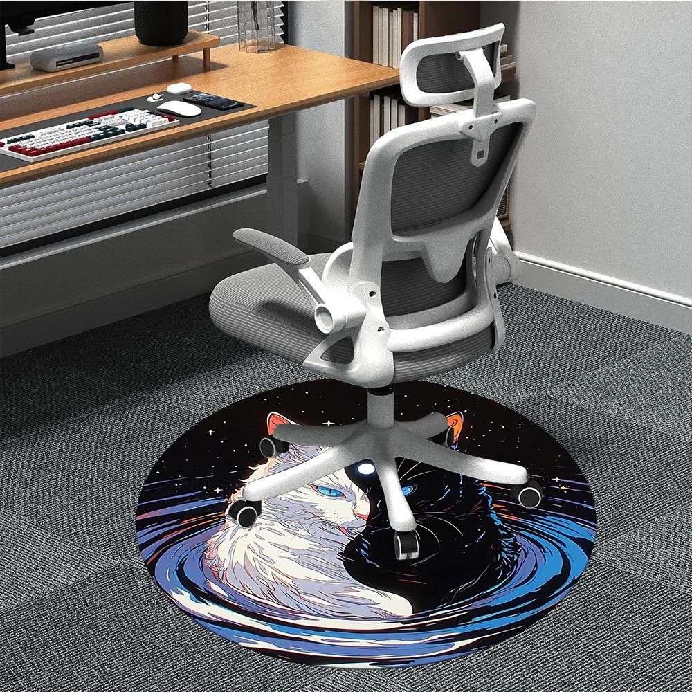 1PC Yin Yang Cats Chair Carpet for Office, Indoor Non-Slip Washable Carpet, Soft Comfortable Mat For Office Room yy250930104 80cm by 80cm
1PC Yin Yang Cats Chair Carpet for Office, Indoor Non-Slip Washable Carpet, Soft Comfortable Mat For Office Room yy250930104 80cm by 80cm