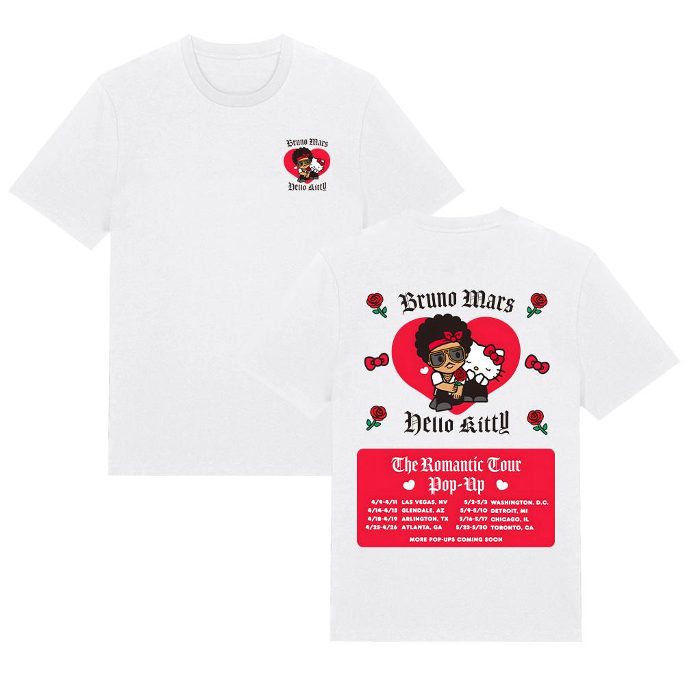 Bruno Mars x Hello Kitty The Romantic Tour 2026 Pop-Up Cities List Kicks Off In Las Vegas NV Two Sided Print T-Shirt women women Cotton O-Neck top XS белый
Bruno Mars x Hello Kitty The Romantic Tour 2026 Pop-Up Cities List Kicks Off In Las Vegas NV Two Sided Print T-Shirt women women Cotton O-Neck top XS белый