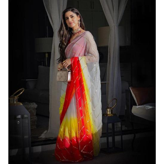 Новое и привлекательное сари для модных женщин, чтобы выглядеть красиво в любой роли
Новое и привлекательное сари для модных женщин, чтобы выглядеть красиво в любой роли