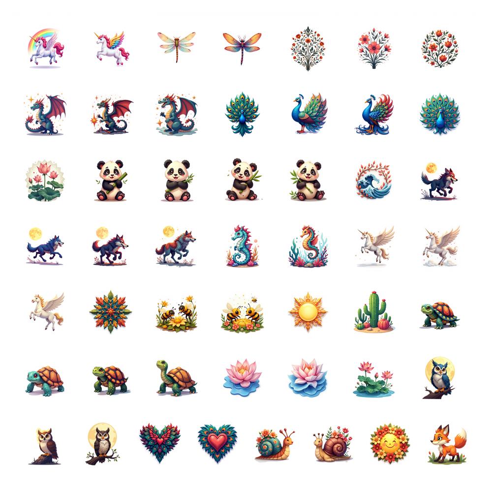 50pcs Stickers Teacher Reward Stickers Animal Stickers For Guitar Phone Fridge
50pcs Stickers Teacher Reward Stickers Animal Stickers For Guitar Phone Fridge