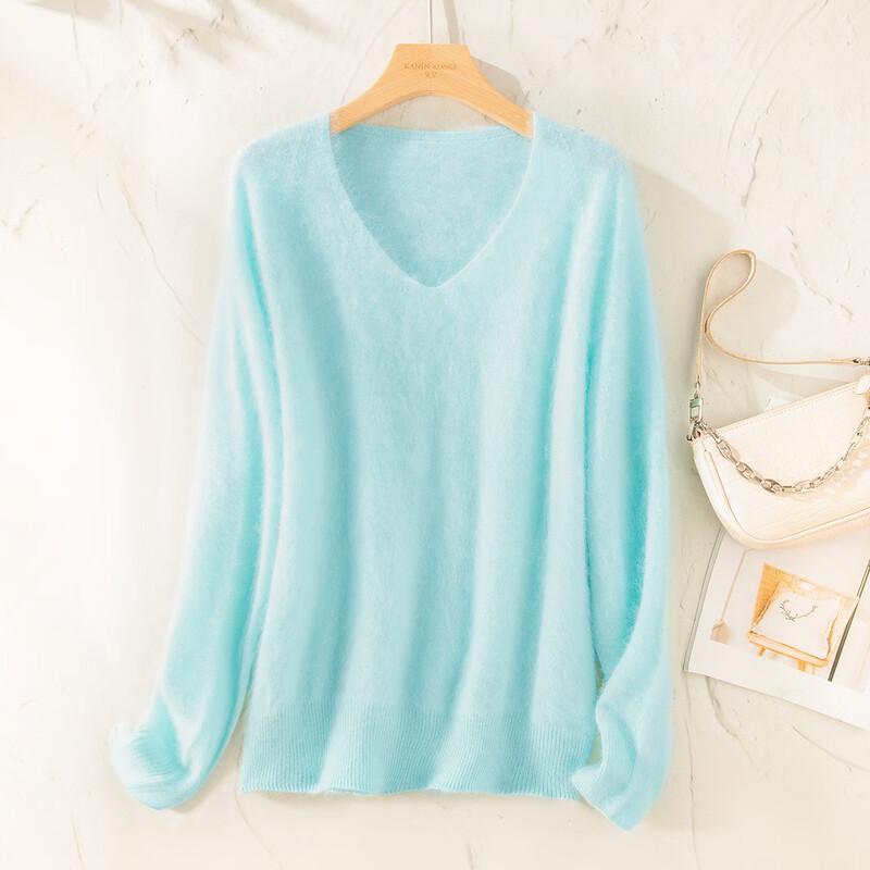 TUHUANG Women s Pure Cashmere V-Neck Raglan Sweater M 160/84A
TUHUANG Women s Pure Cashmere V-Neck Raglan Sweater M 160/84A