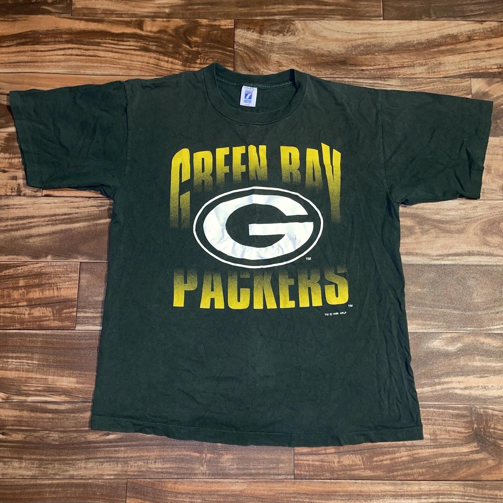 Vintage 1995 Green Bay Packers Logo 7 Graphic Men s Size Large T-Shirt S
Vintage 1995 Green Bay Packers Logo 7 Graphic Men s Size Large T-Shirt S