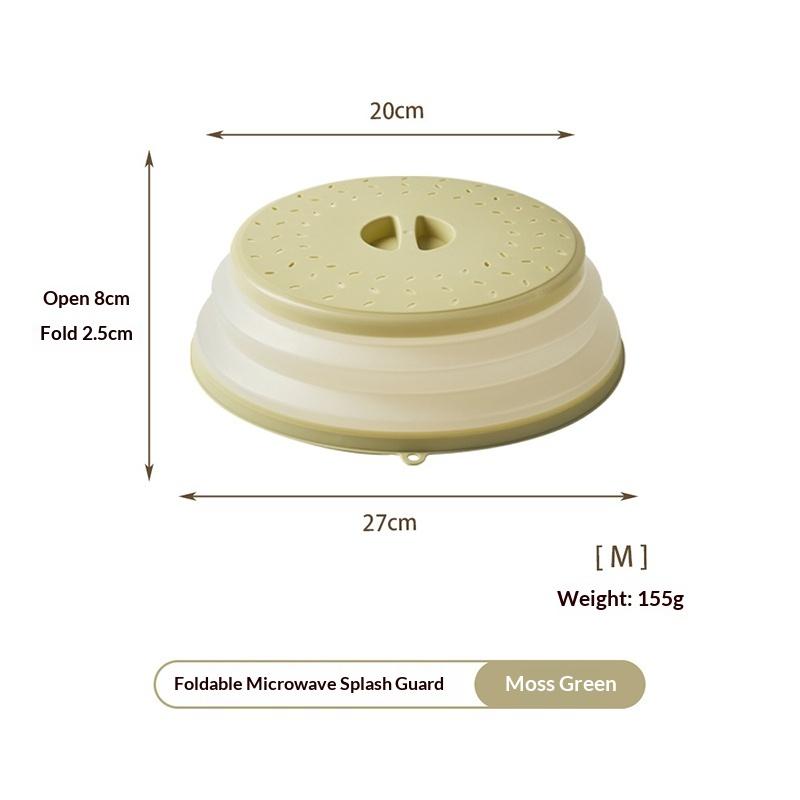 Folding Heating Covers Food Splash-Proof Microwave Cover Multi-Function Microwave Tray With Bottom Fresh-Keeping Cover Tool зелений
Folding Heating Covers Food Splash-Proof Microwave Cover Multi-Function Microwave Tray With Bottom Fresh-Keeping Cover Tool зелений