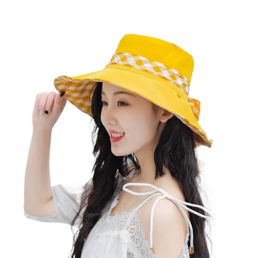 UV Protection Large Brim Travel Bowknot Bucket Hat Women Cap Plaid Fisherman Hat Sun Hat красный
UV Protection Large Brim Travel Bowknot Bucket Hat Women Cap Plaid Fisherman Hat Sun Hat красный