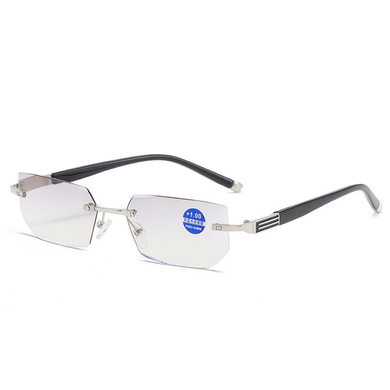 Y6021 Frameless Beveled Edge Anti-Blue Light Reading Glasses for Adults +4.00
Y6021 Frameless Beveled Edge Anti-Blue Light Reading Glasses for Adults +4.00