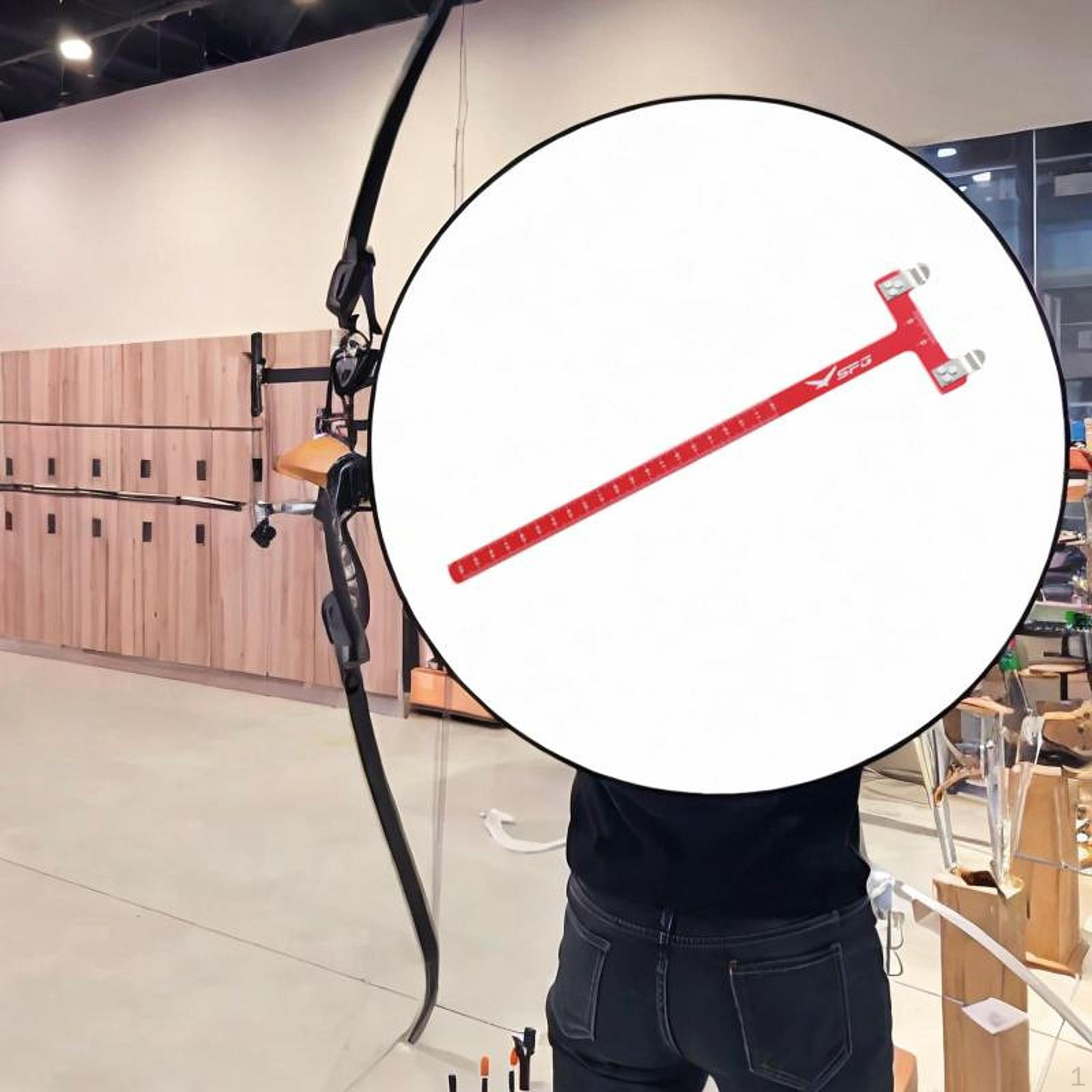 Archery T Shape Bow Square Ruler Portable Adjustable Recurve Tuning Tool червоний
Archery T Shape Bow Square Ruler Portable Adjustable Recurve Tuning Tool червоний