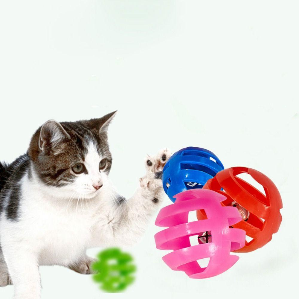 Plastic Chasing Cat Toys Ball Hollow Out Jingle Ball Cat Toys Cat Bell Ball Toy Relieve Boredom random color
Plastic Chasing Cat Toys Ball Hollow Out Jingle Ball Cat Toys Cat Bell Ball Toy Relieve Boredom random color