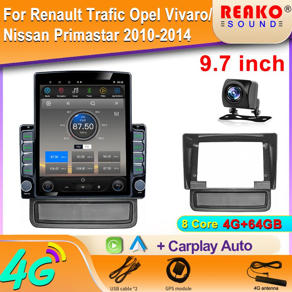 9,7-дюймовый вертикальный экран Tesla Android автомобильное радио для Renault Trafic Opel Vivaro/Nissan Primastar 2010-2014 навигация GPS 8 core 4GB+64GB
9,7-дюймовый вертикальный экран Tesla Android автомобильное радио для Renault Trafic Opel Vivaro/Nissan Primastar 2010-2014 навигация GPS 8 core 4GB+64GB
