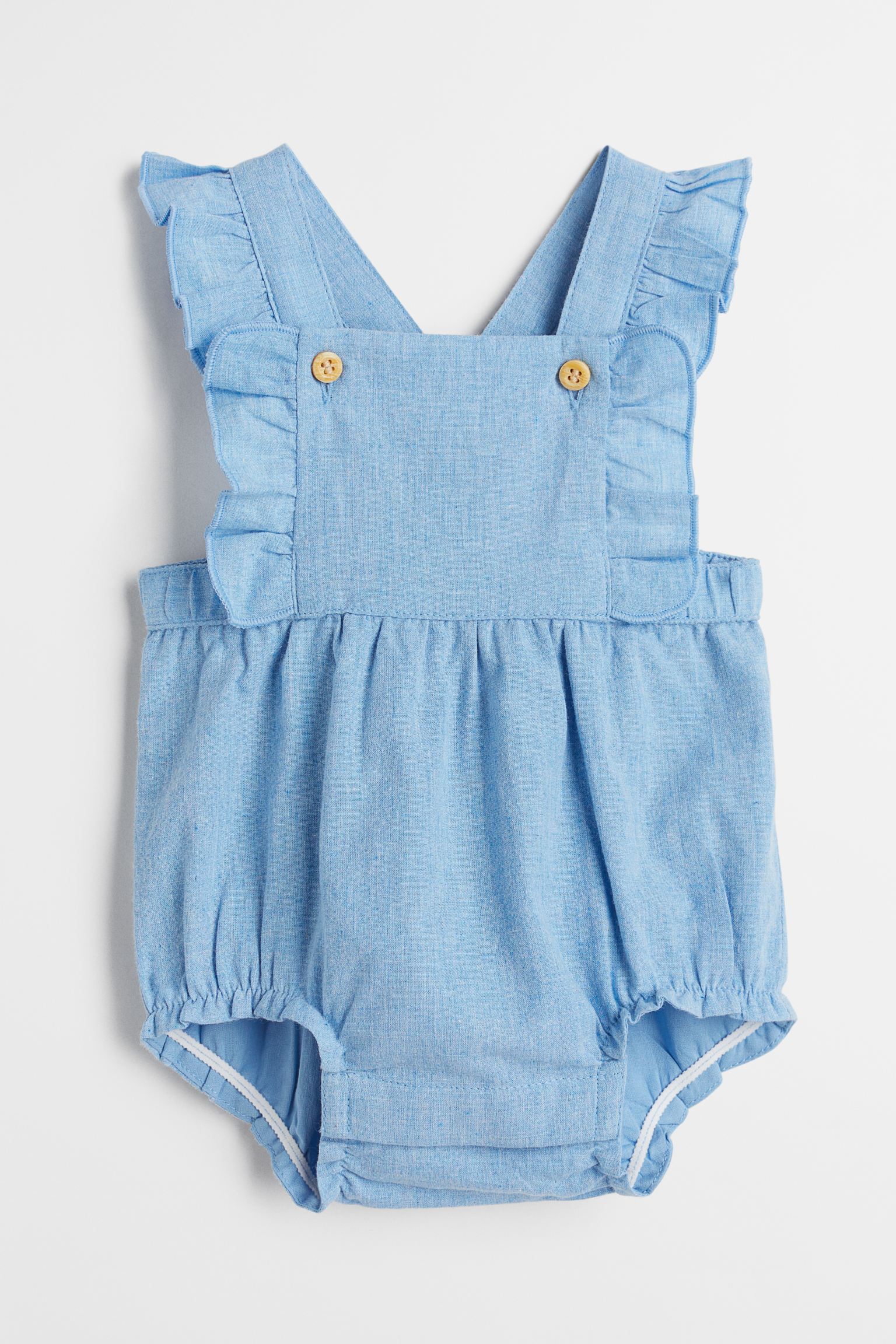 Cotton dungaree shorts
Cotton dungaree shorts