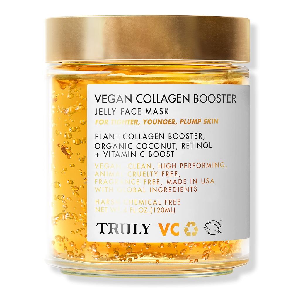 Антивозрастная желейная маска для лица Truly Vegan Collagen Booster, 4,0 унции
Антивозрастная желейная маска для лица Truly Vegan Collagen Booster, 4,0 унции