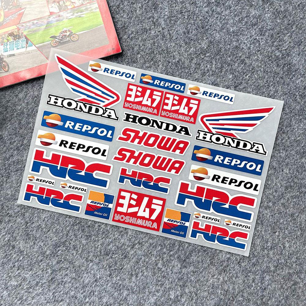 Honda Motorcycle Decoration Reflective Stickers Waterproof Scooter Helmet Decals HRC Modification Accessories Sponsor Stickers
Honda Motorcycle Decoration Reflective Stickers Waterproof Scooter Helmet Decals HRC Modification Accessories Sponsor Stickers