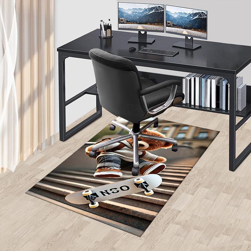 1pc Teddy Bear Skateboarding Chair Mat - Anime Cartoon Design Office Rug for Desk, Home Decor, Living Room, Bedroom, Game Room & Dormitory Carpet, Fes 60cm by 90cm
1pc Teddy Bear Skateboarding Chair Mat - Anime Cartoon Design Office Rug for Desk, Home Decor, Living Room, Bedroom, Game Room & Dormitory Carpet, Fes 60cm by 90cm