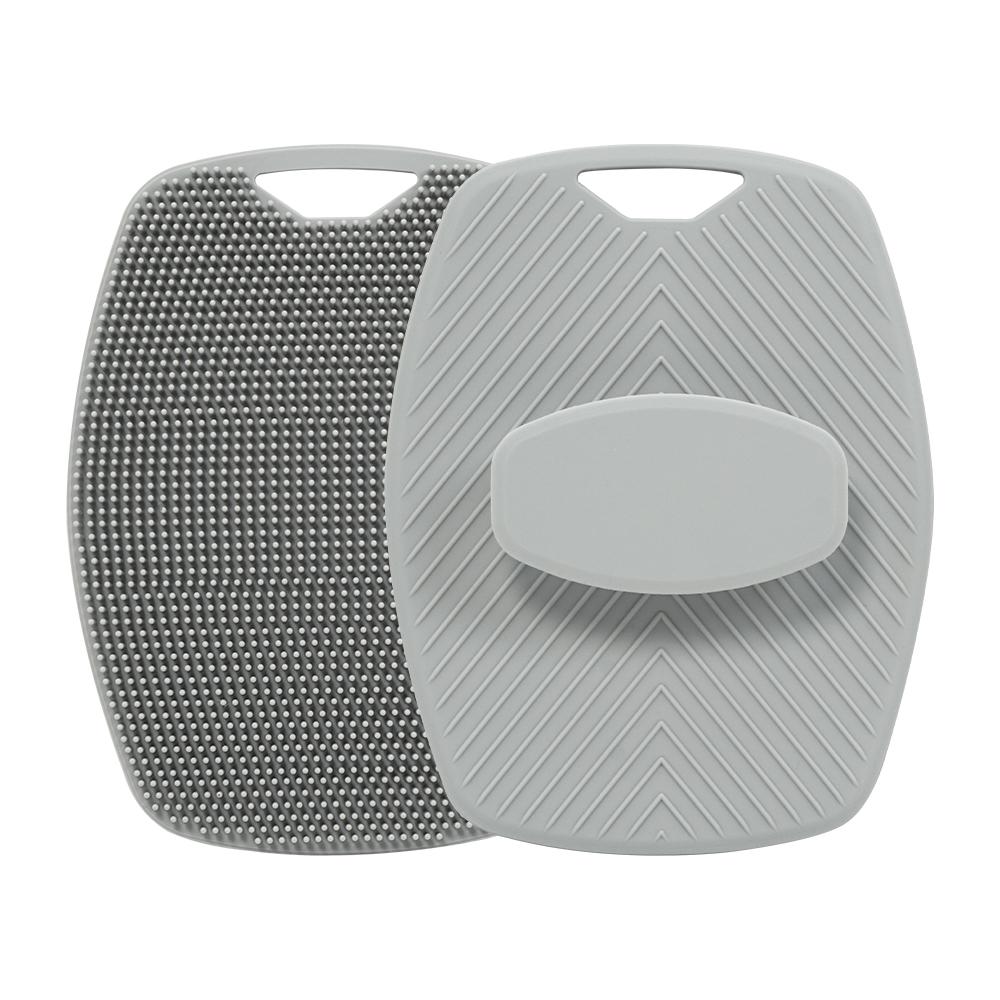 Отшелушивающая силиконовая щетка для умывания с нескользящей ручкой, скраб для тела, очищает и массирует кожу, аксессуары для ванной комнаты, щетка для ванны
Отшелушивающая силиконовая щетка для умывания с нескользящей ручкой, скраб для тела, очищает и массирует кожу, аксессуары для ванной комнаты, щетка для ванны