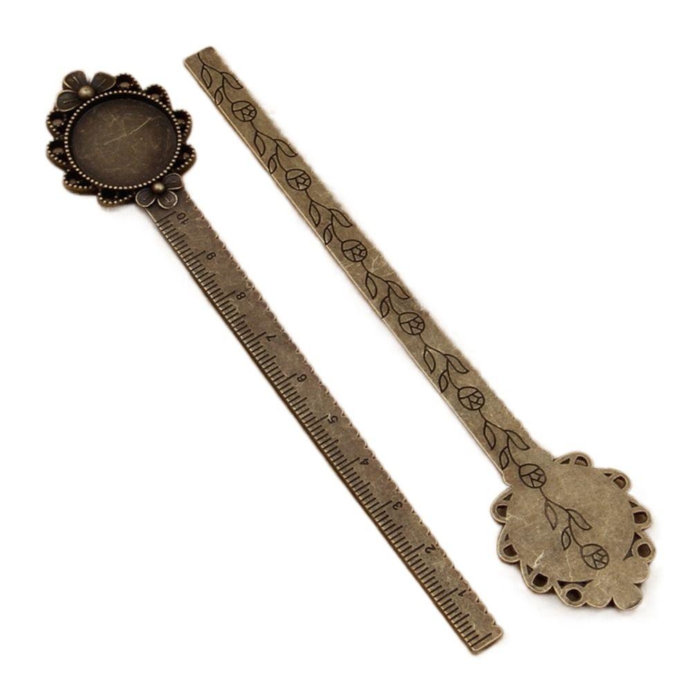 Ruler Antique Bookmark Cabochon Base Bronze Bookmark Ruler Book Cilp School Supplies F
Ruler Antique Bookmark Cabochon Base Bronze Bookmark Ruler Book Cilp School Supplies F