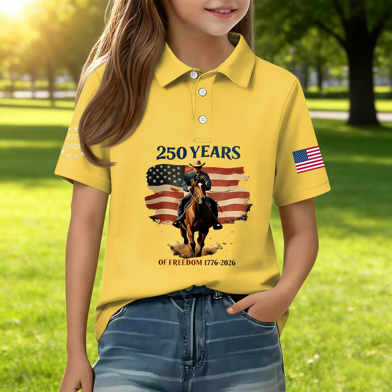 Kids Daily Casual Short Sleeve Shirt Independence Day Print T Shirt Polo Shirt Boys Girls Summer Lightweight Top 160 жовтий
Kids Daily Casual Short Sleeve Shirt Independence Day Print T Shirt Polo Shirt Boys Girls Summer Lightweight Top 160 жовтий