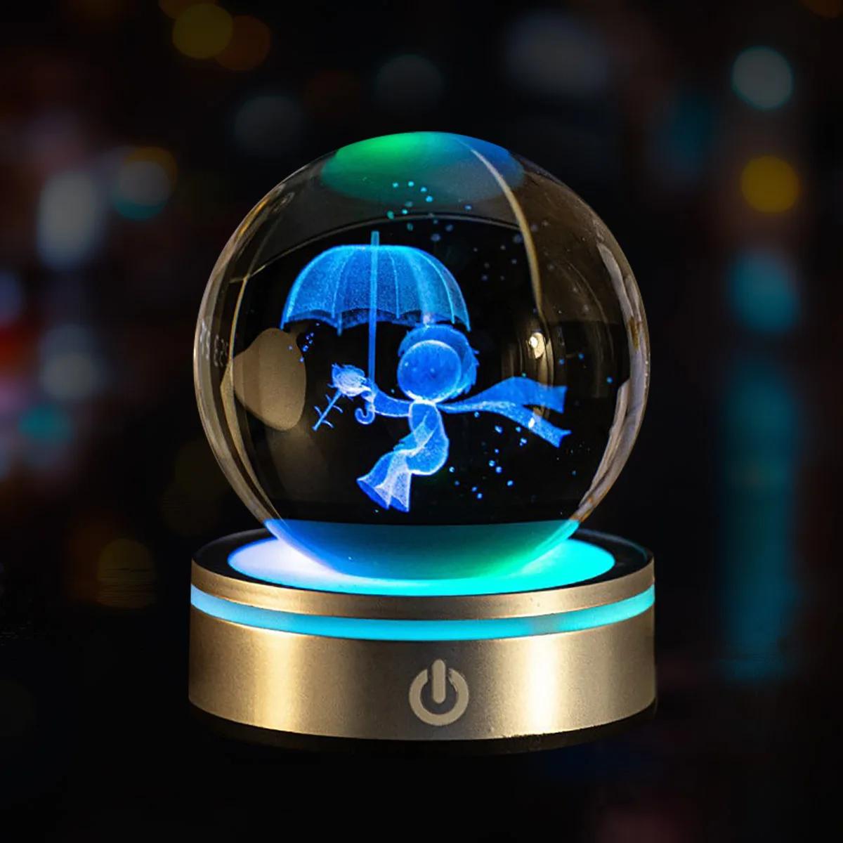 Кришталева куля Нічні вогні Світиться Планета Галактика Астронавт 3D RGB Місяць Настільна лампа Атмосферна лампа Настільні прикраси Подарунки для дітей
Кришталева куля Нічні вогні Світиться Планета Галактика Астронавт 3D RGB Місяць Настільна лампа Атмосферна лампа Настільні прикраси Подарунки для дітей