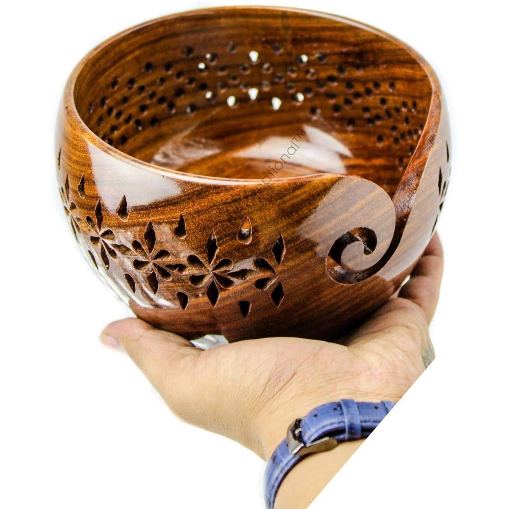 Индия Деревянная миска для хранения Деревянная миска для пряжи Настольная миска Миска для хранения (Упаковка из 1 штуки, Коричневый)
Индия Деревянная миска для хранения Деревянная миска для пряжи Настольная миска Миска для хранения (Упаковка из 1 штуки, Коричневый)