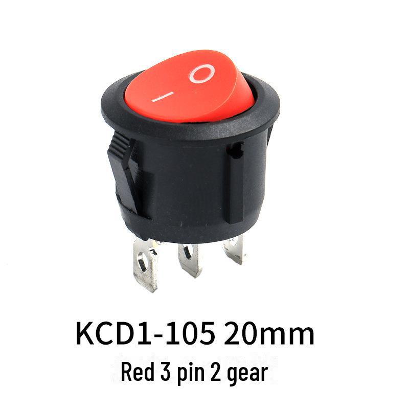 Круглий перекидний перемикач із підсвічуванням KCD15 - водонепроникний, овальний, 3-ножний перемикач 3-pin 2-speed 20MM червоний
Круглий перекидний перемикач із підсвічуванням KCD15 - водонепроникний, овальний, 3-ножний перемикач 3-pin 2-speed 20MM червоний