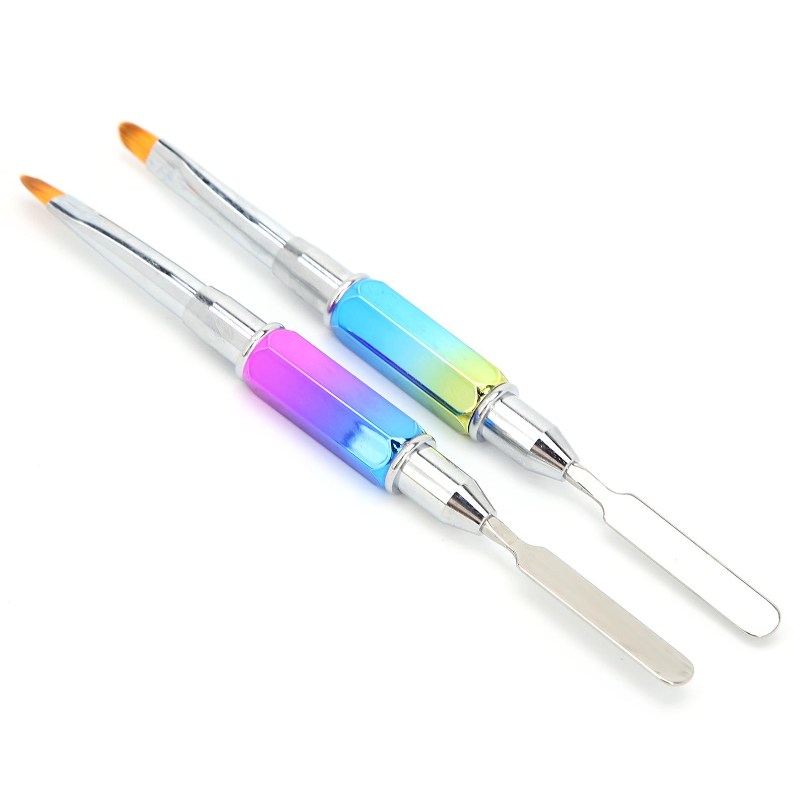 2pcs DualEnded UV Gel Brush Picker Stainless Steel Portable Nail Brushes Manicure Tool
2pcs DualEnded UV Gel Brush Picker Stainless Steel Portable Nail Brushes Manicure Tool