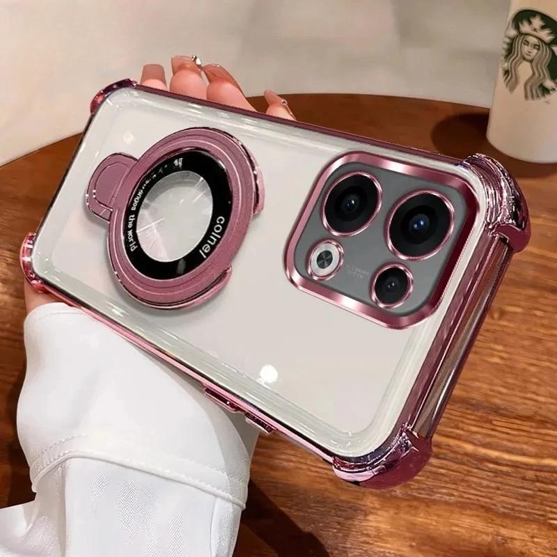 Shockproof Plating Magnetic Bracket Magsafe Case For OPPO Reno 13 13F 12 12F 11 11F 10 Pro Plus 5G Silicone Cover Reno 13
Shockproof Plating Magnetic Bracket Magsafe Case For OPPO Reno 13 13F 12 12F 11 11F 10 Pro Plus 5G Silicone Cover Reno 13