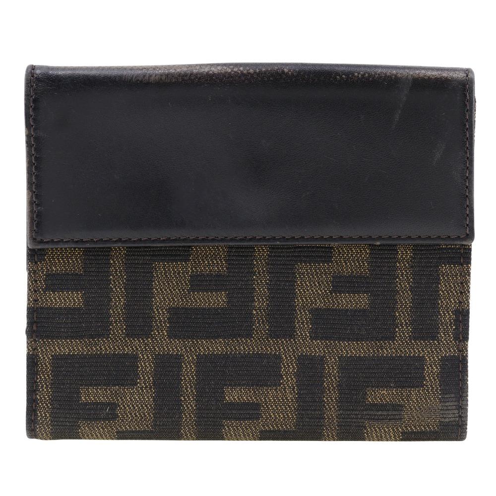 FENDI Zucca Bi-Fold Wallet canvas/leather Women Used
FENDI Zucca Bi-Fold Wallet canvas/leather Women Used