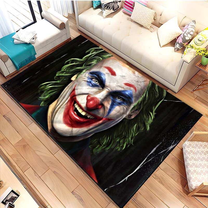 Horror Joker Printed Floor Mat Carpet 15 Sizes Living Room Bedroom Bedside Window Sill Bathroom Floor Mat Home Decoration Home 40cm x 60cm
Horror Joker Printed Floor Mat Carpet 15 Sizes Living Room Bedroom Bedside Window Sill Bathroom Floor Mat Home Decoration Home 40cm x 60cm