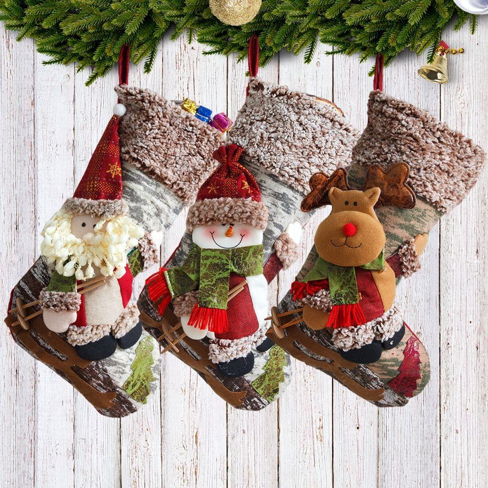 Plush New Year Large Christmas Stockings Xmas Tree Hanging Decor Christmas Ornaments Candy Gift Bag
Plush New Year Large Christmas Stockings Xmas Tree Hanging Decor Christmas Ornaments Candy Gift Bag