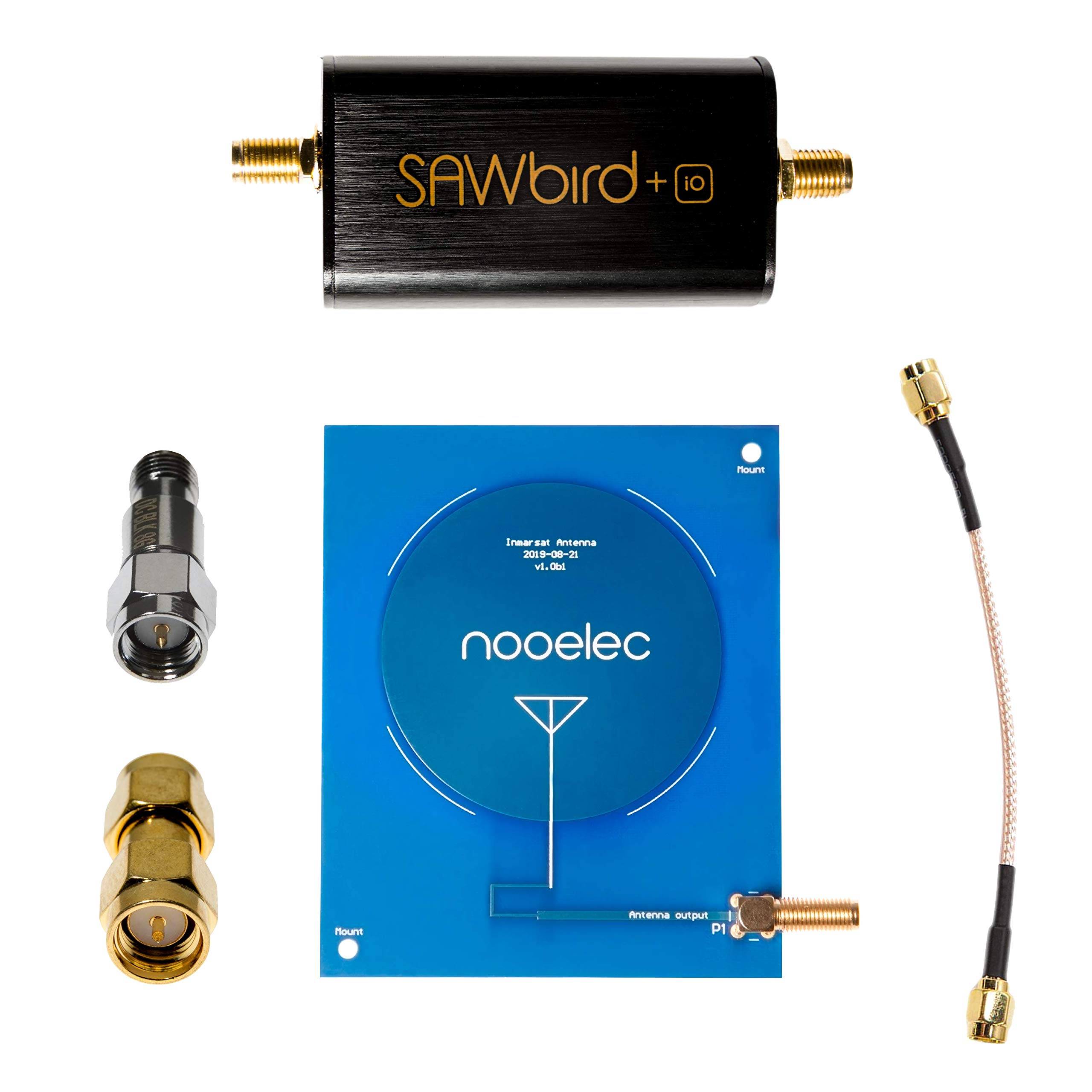 Nooelec Active Inmarsat Receive Bundle Compatible with most SDRs including LNA Filter High Gain 1550MHz Patch SMA DC Cable - & Module, (3.5dBi) чорний
Nooelec Active Inmarsat Receive Bundle Compatible with most SDRs including LNA Filter High Gain 1550MHz Patch SMA DC Cable - & Module, (3.5dBi) чорний