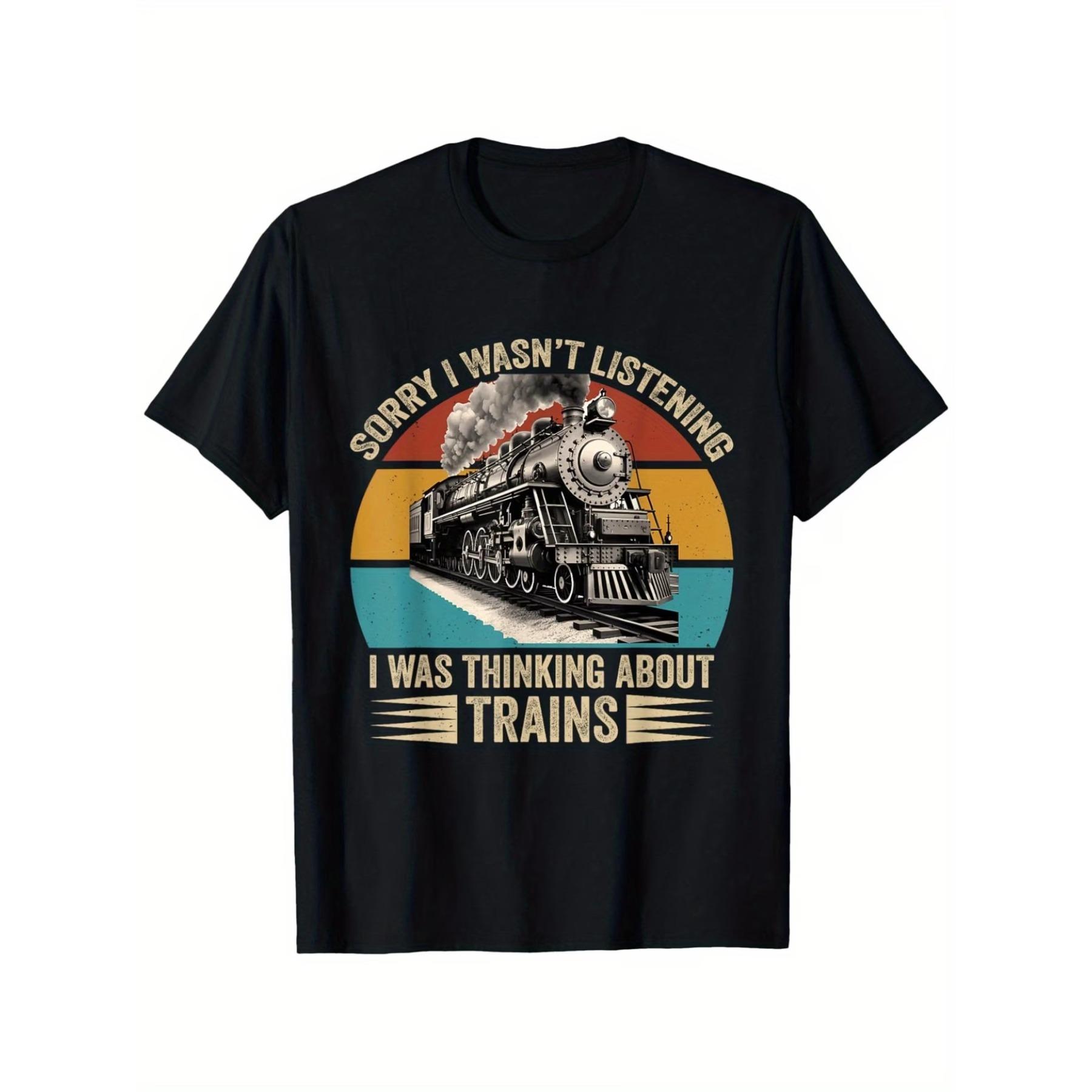 Retro Wagon Train Lover Model Railroad Conductor Funny Train T-Shirt, Unisex Cotton Casual Round Neck Outdoor Short Sleeve T-Shirt XXL чорний
Retro Wagon Train Lover Model Railroad Conductor Funny Train T-Shirt, Unisex Cotton Casual Round Neck Outdoor Short Sleeve T-Shirt XXL чорний