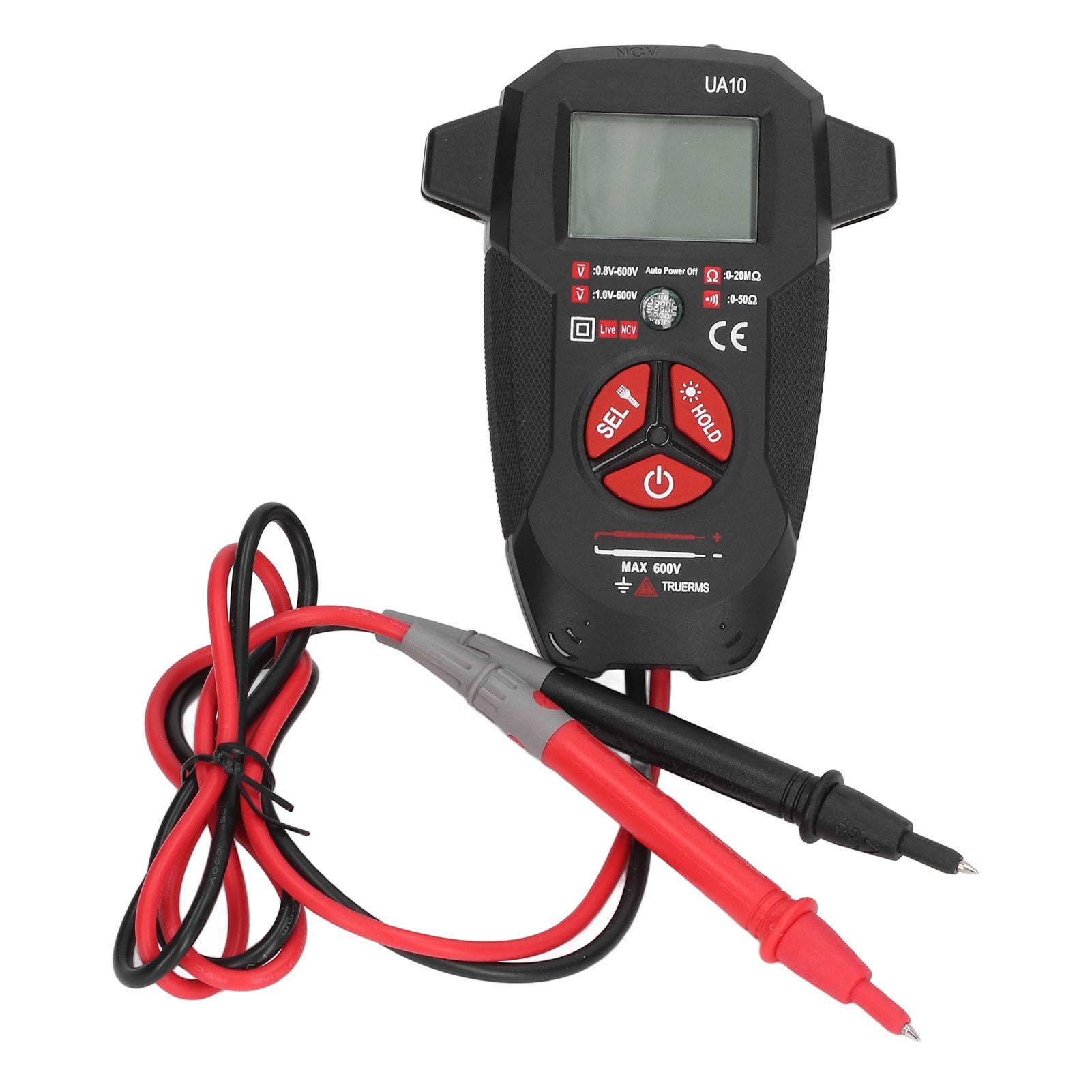 Multimeter Digital Display Auto Switching DC AC Voltage Resistance Meter Tester Tool
Multimeter Digital Display Auto Switching DC AC Voltage Resistance Meter Tester Tool