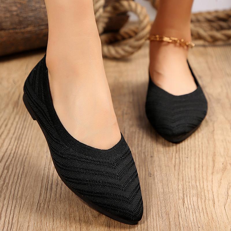 Knitted large-size single shoes, new comfortable and breathable fashion versatile flat-soled women s shoes 36 чёрный
Knitted large-size single shoes, new comfortable and breathable fashion versatile flat-soled women s shoes 36 чёрный