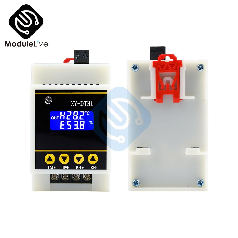 DTH1 Temperature Humidity Control -20C to 60C SHT30 Sensor Module 10A Relay Output for DIN Rail Incubator Temperature Control China Mainland
DTH1 Temperature Humidity Control -20C to 60C SHT30 Sensor Module 10A Relay Output for DIN Rail Incubator Temperature Control China Mainland