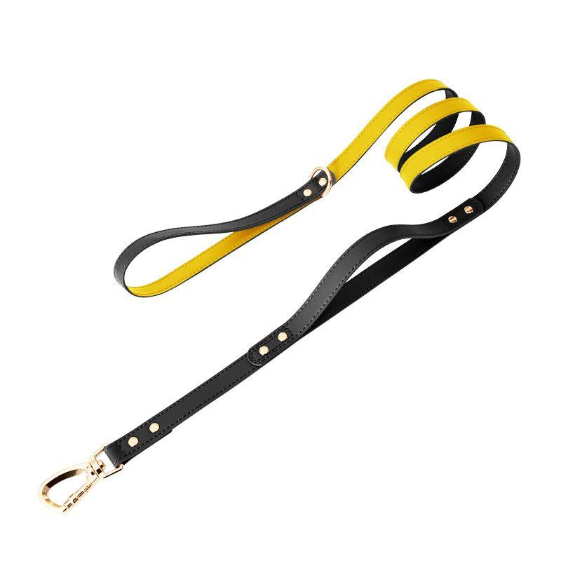 Dog Leash Leather Separate Rope Explosion-Proof Punch Medium Dog Chain Leash Shiba Inu Corgi Pet Supplies Length 1.5 m Bright Black (WIDTH 2.5cm)
Dog Leash Leather Separate Rope Explosion-Proof Punch Medium Dog Chain Leash Shiba Inu Corgi Pet Supplies Length 1.5 m Bright Black (WIDTH 2.5cm)