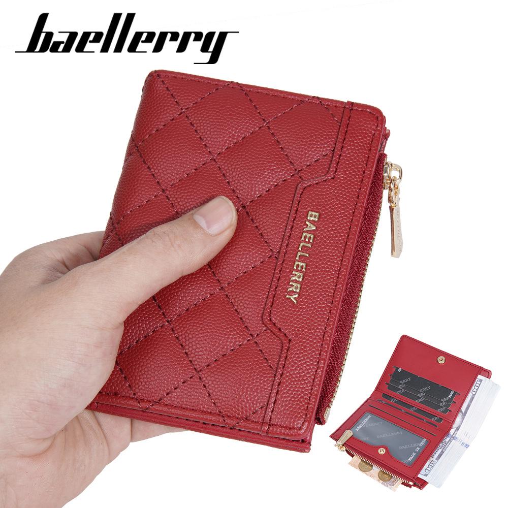 Женский короткий модный кошелек Baellerry с множеством отделений для карт и монетницей розовый
Женский короткий модный кошелек Baellerry с множеством отделений для карт и монетницей розовый