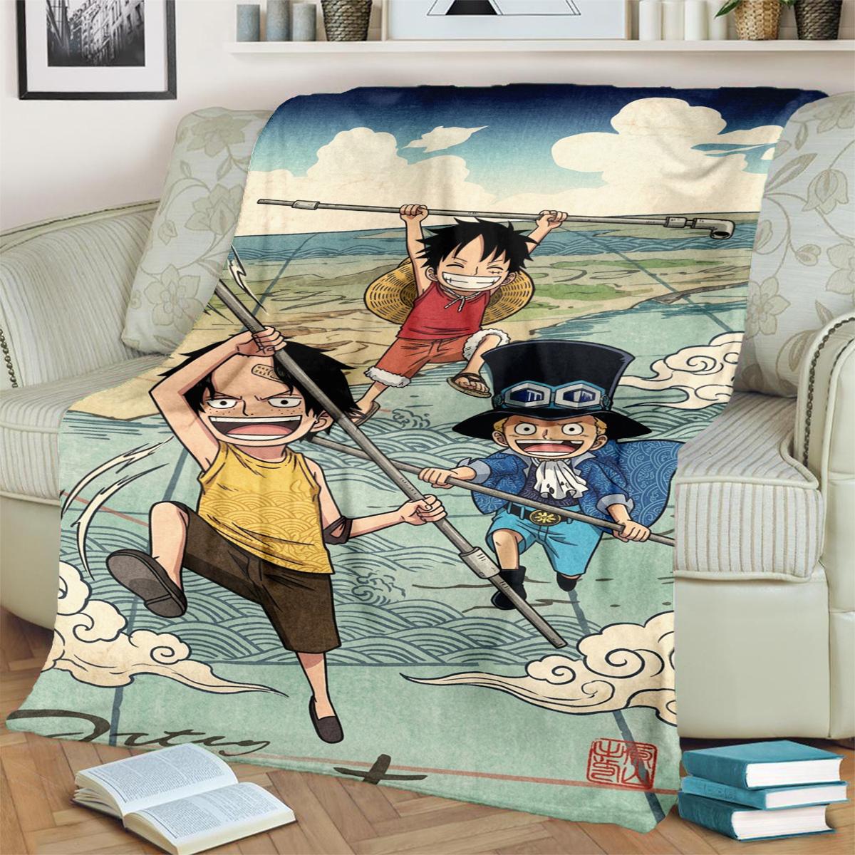 Warm ONE PIECE Pattern Blanket Soft Flannel for Chair, Sofa, Bed and Travel 75x90cm
Warm ONE PIECE Pattern Blanket Soft Flannel for Chair, Sofa, Bed and Travel 75x90cm