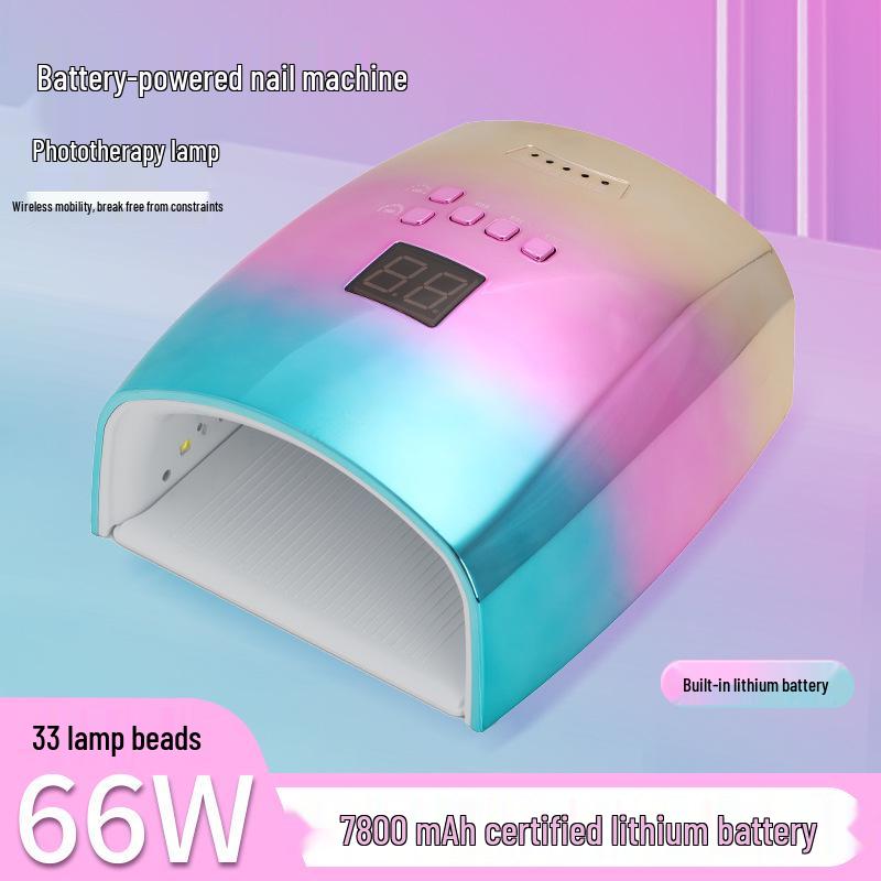New Gradient Color Wireless UV Nail Lamp - High-Power Phototherapy & Polish Baking Machine
New Gradient Color Wireless UV Nail Lamp - High-Power Phototherapy & Polish Baking Machine