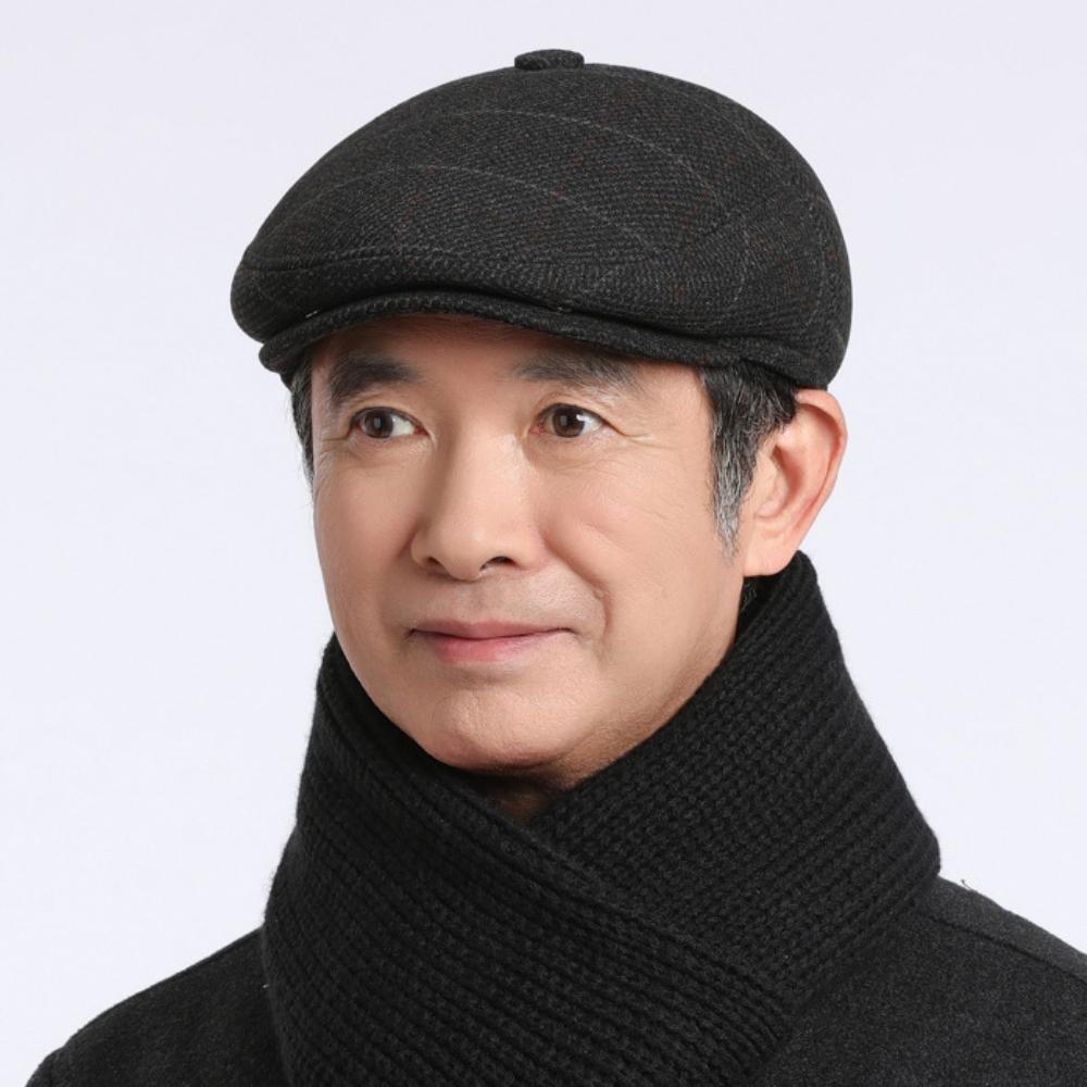 HT4980 Mens Berets Vintage Plaid Beret Hat Thick Warm Autumn Winter Hats for Men Dad Grandfather Flat Cap Male Earflap Beret Cap 56-58cm чорний
HT4980 Mens Berets Vintage Plaid Beret Hat Thick Warm Autumn Winter Hats for Men Dad Grandfather Flat Cap Male Earflap Beret Cap 56-58cm чорний