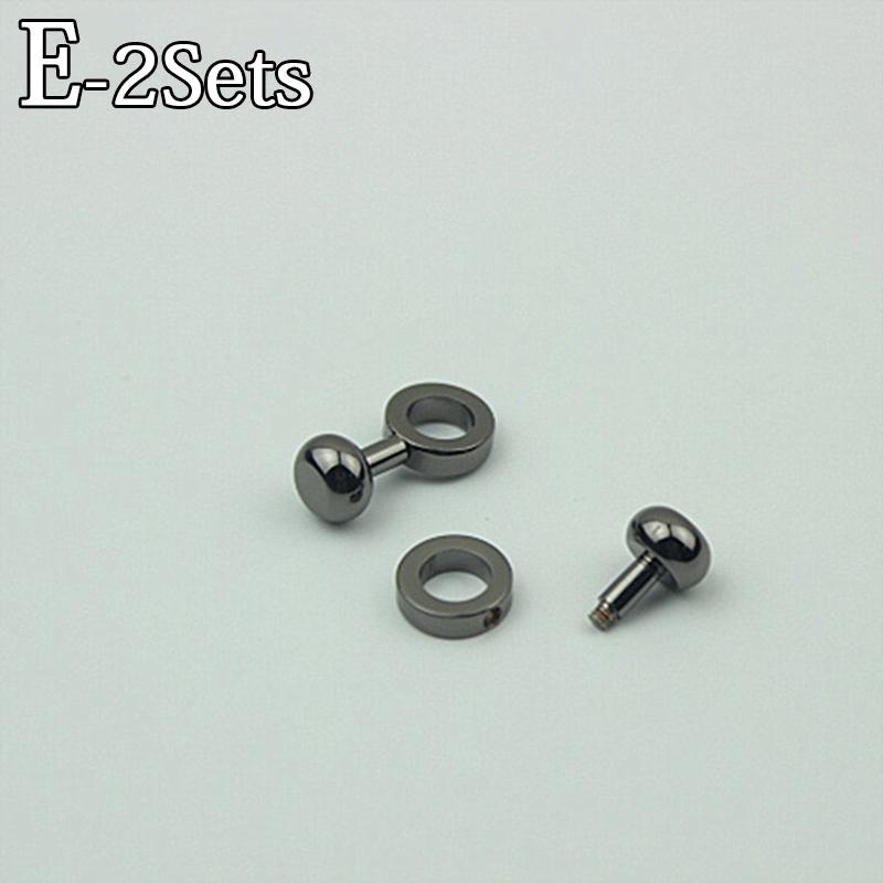 2 компл.. металлическая пряжка для сумки, комплект для ремонта сумки, сумка на молнии, трансформирующая сумка, аксессуары E