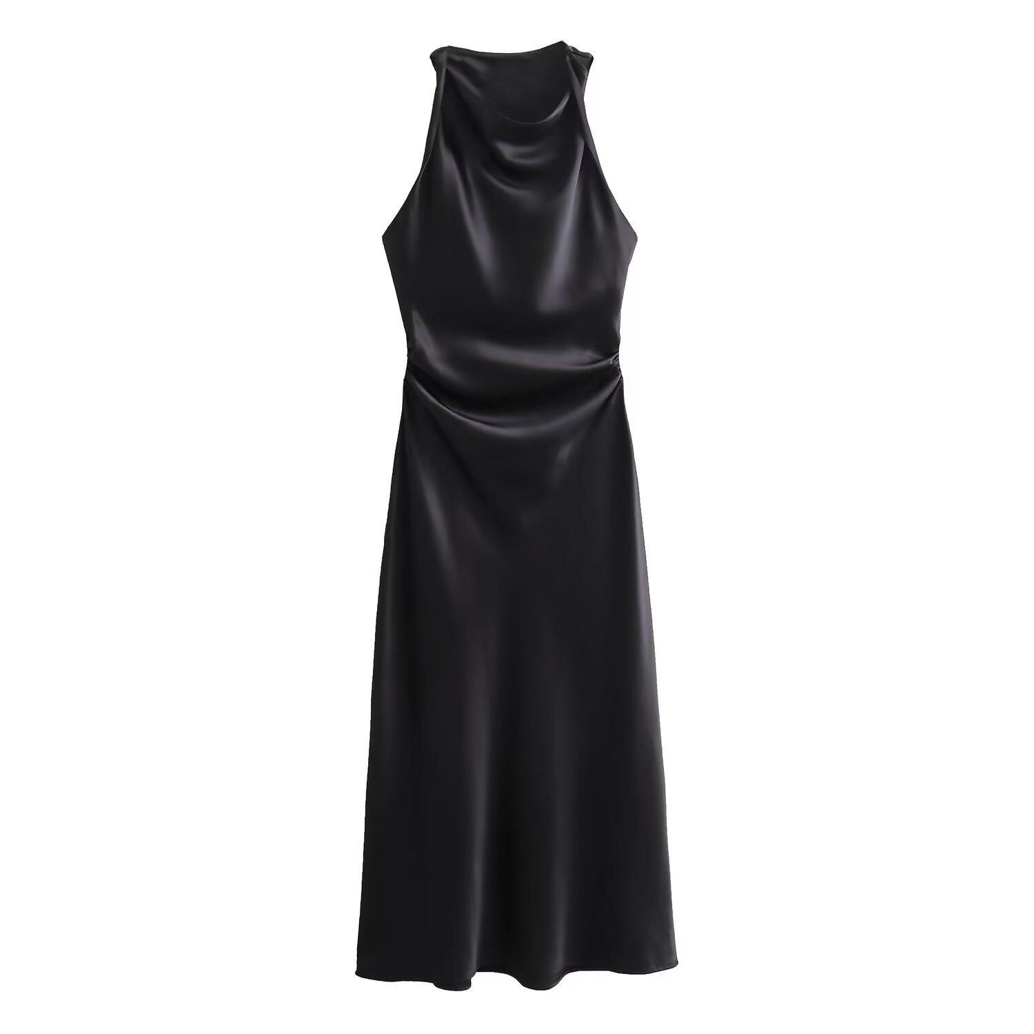 European Style Women s Fashionable Silk Satin Midi Dress Medium
European Style Women s Fashionable Silk Satin Midi Dress Medium