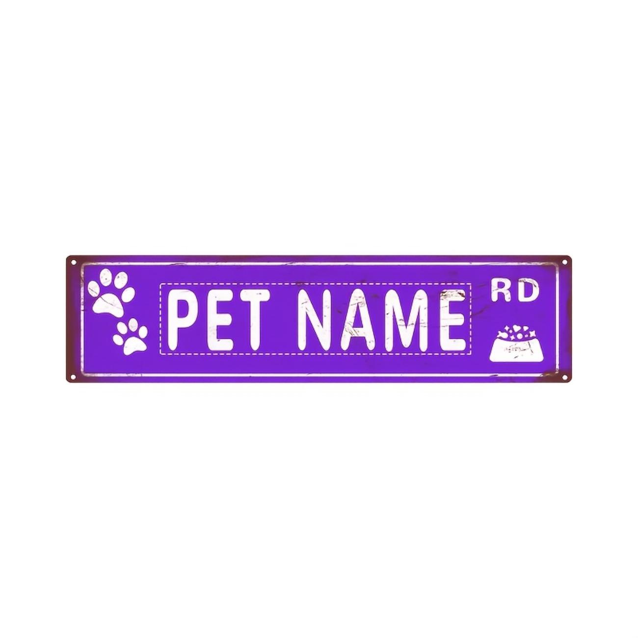 1pc 40x10cm Vintage Aluminum Plate, Custom Paw Print Wall Decor for Home Garage фиолетовый
1pc 40x10cm Vintage Aluminum Plate, Custom Paw Print Wall Decor for Home Garage фиолетовый