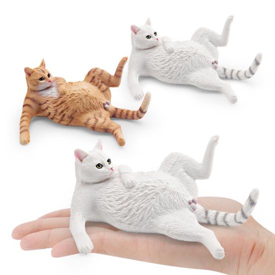 Simulated Lying Orange Cat Model PVC White Cat Figurine Statue Sculpture Decoration Ornament Kids Educational Animal Toy білий
Simulated Lying Orange Cat Model PVC White Cat Figurine Statue Sculpture Decoration Ornament Kids Educational Animal Toy білий