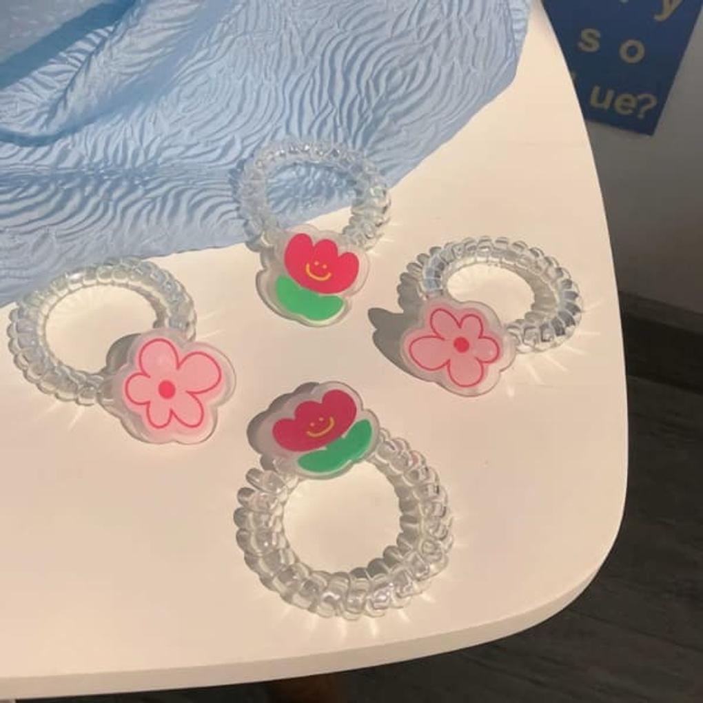 Женская простая акриловая резинка для волос с цветком и жемчугом, в виде телефонного шнура Hansongi
Женская простая акриловая резинка для волос с цветком и жемчугом, в виде телефонного шнура Hansongi