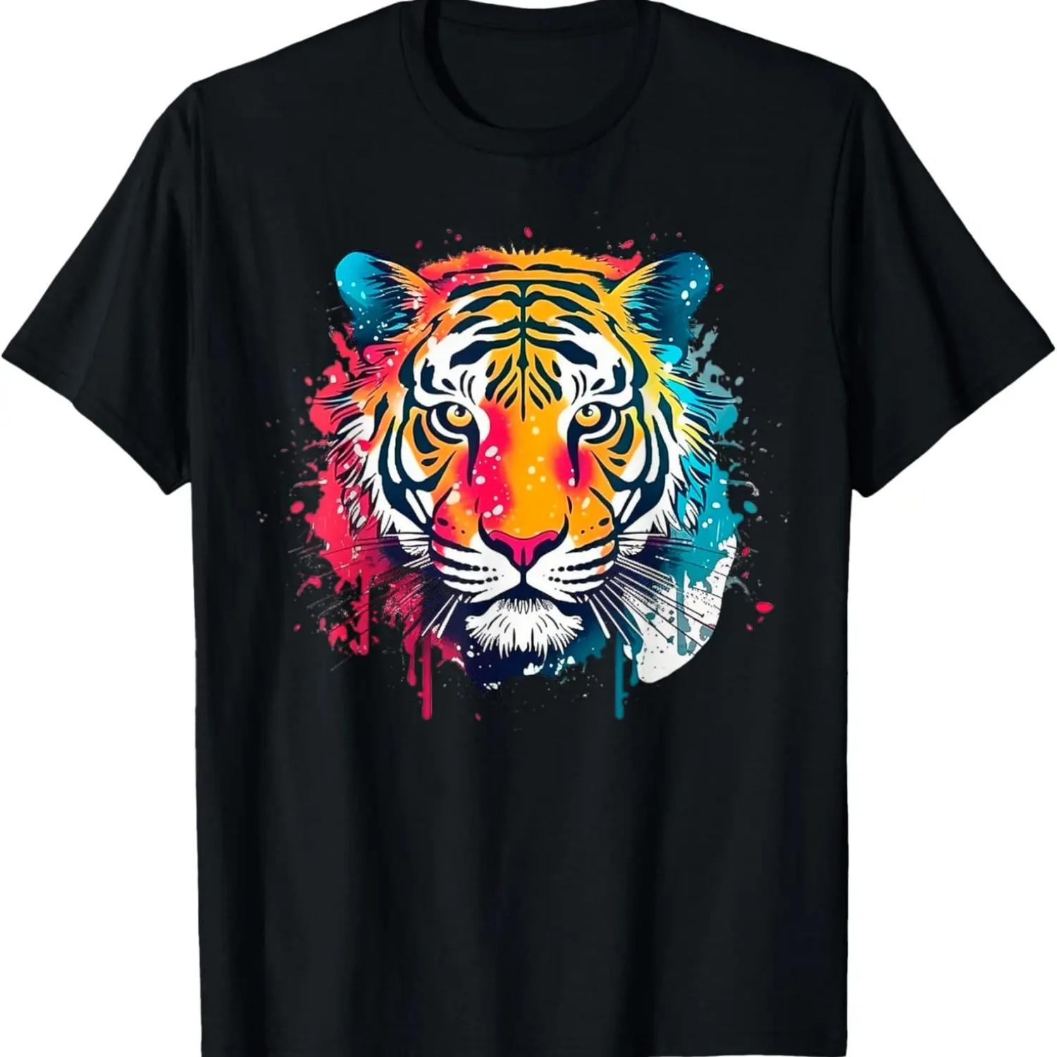 Colorful Watercolor Tiger Head Graphic T-Shirt XXXXXL чёрный
Colorful Watercolor Tiger Head Graphic T-Shirt XXXXXL чёрный