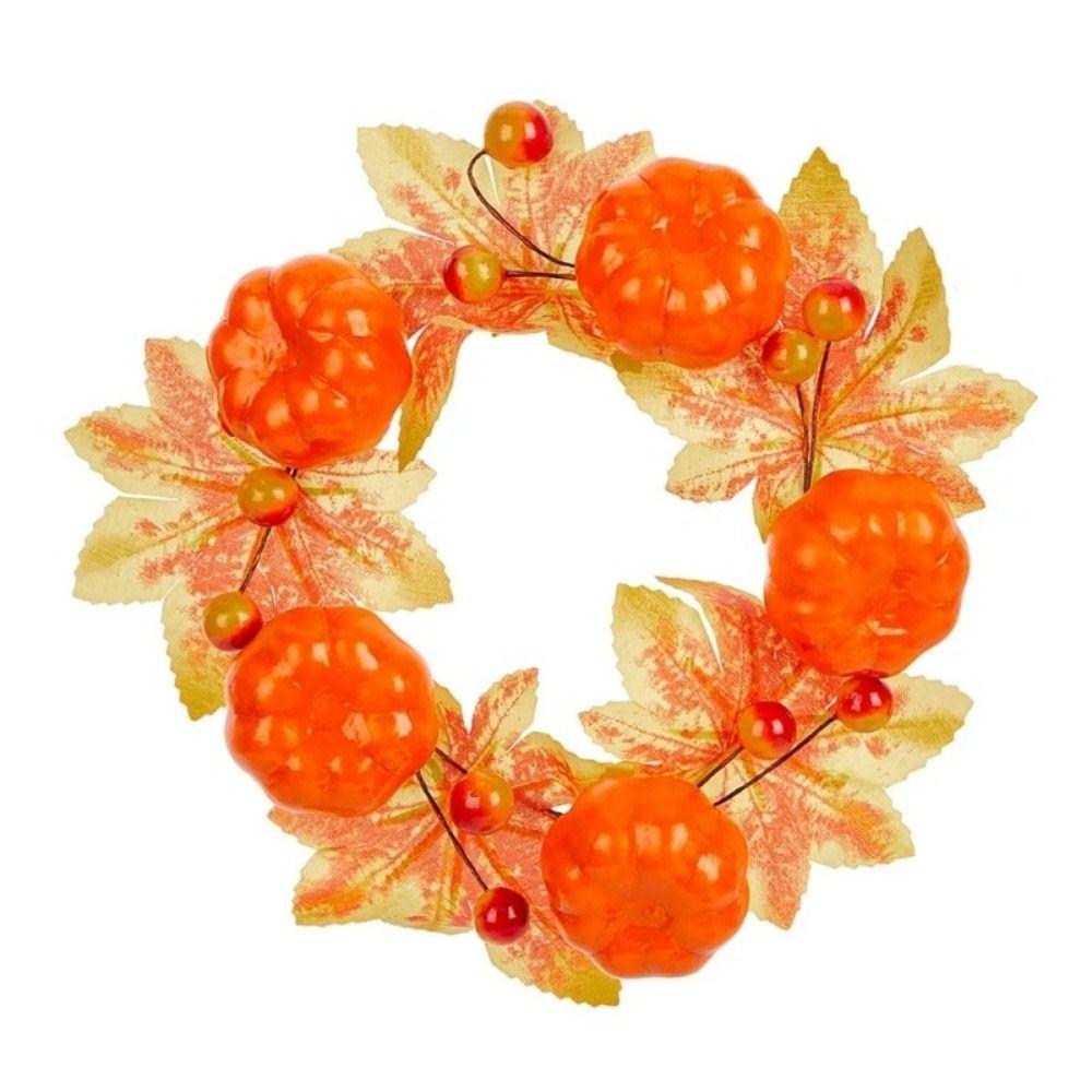 Silk Flower Candlestick Wreath Mini Candle Holder Wreaths Candle Wreath Candle Decoration Pumpkin
Silk Flower Candlestick Wreath Mini Candle Holder Wreaths Candle Wreath Candle Decoration Pumpkin