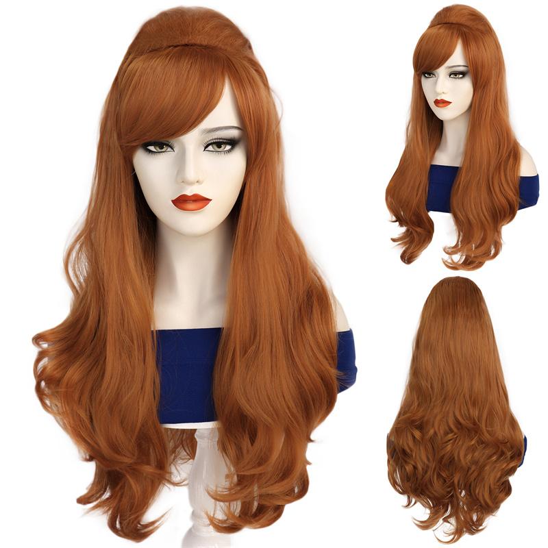 Synthetic Hair Costume Women Wigs Long Straight Wig Orange Ginger Wig with Side Bangs for Cosplay Halloween Party
Synthetic Hair Costume Women Wigs Long Straight Wig Orange Ginger Wig with Side Bangs for Cosplay Halloween Party