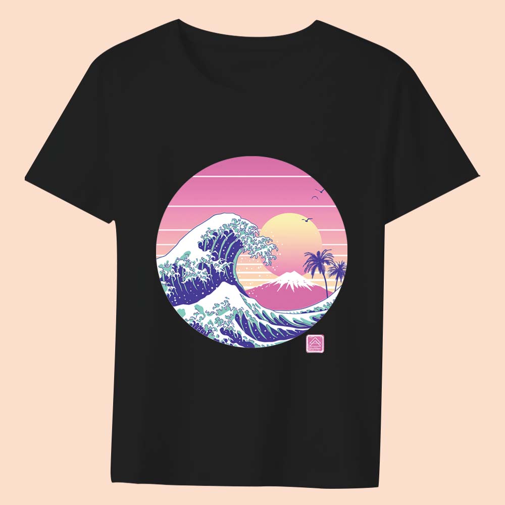 Летняя модная женская японская универсальная футболка с аниме-волновым принтом, рубашка с круглым вырезом, удобный тонкий мягкий черный женский топ M
Летняя модная женская японская универсальная футболка с аниме-волновым принтом, рубашка с круглым вырезом, удобный тонкий мягкий черный женский топ M