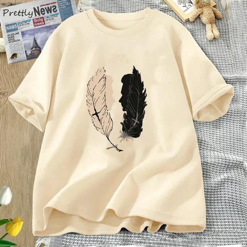 Good Omens The Bad and The Good T-Shirt Funny Retro Graphic Tee Movie T-Shirt Harajuku Women Cotton Short Sleeve Clothing Unisex L
Good Omens The Bad and The Good T-Shirt Funny Retro Graphic Tee Movie T-Shirt Harajuku Women Cotton Short Sleeve Clothing Unisex L