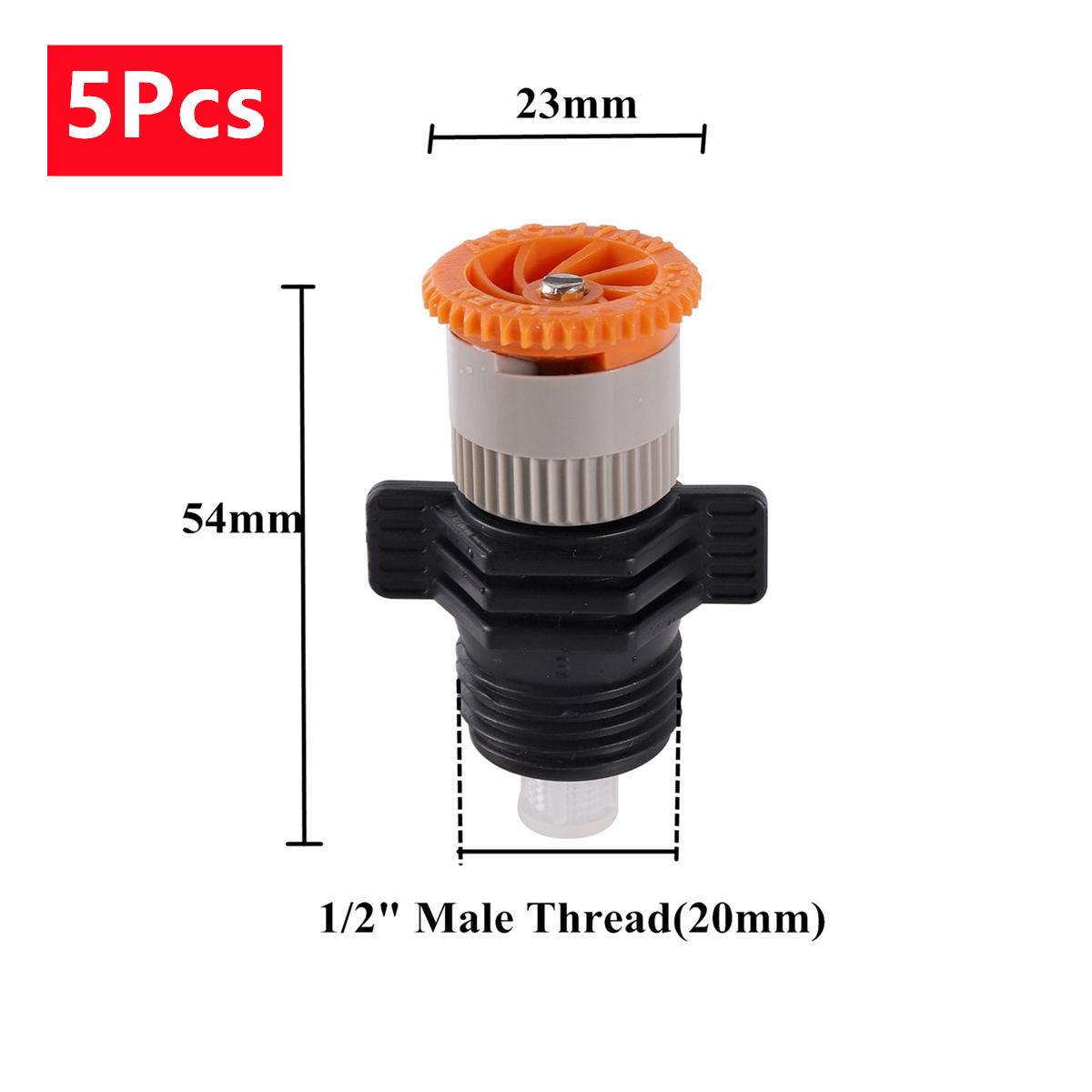0~360° Rotatable Scattering Sprayer 1/2 Male Thread Nozzle Adjustable Ground Inserted Sprinkler Garden Lawn Irrigation 5/10Pcs
0~360° Rotatable Scattering Sprayer 1/2 Male Thread Nozzle Adjustable Ground Inserted Sprinkler Garden Lawn Irrigation 5/10Pcs